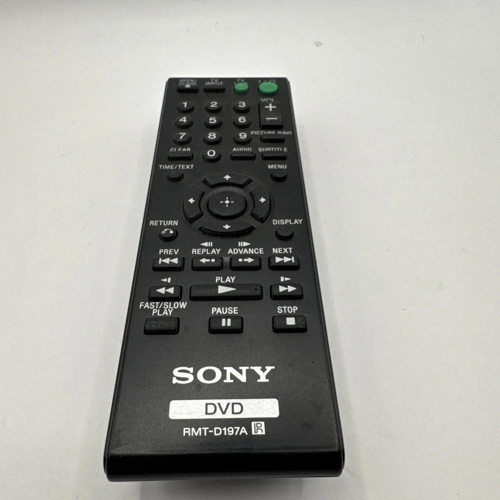 Sony RMT-D197A DVP-SR200P DVP-NS710H/B DVD Player Remote Control -Tested